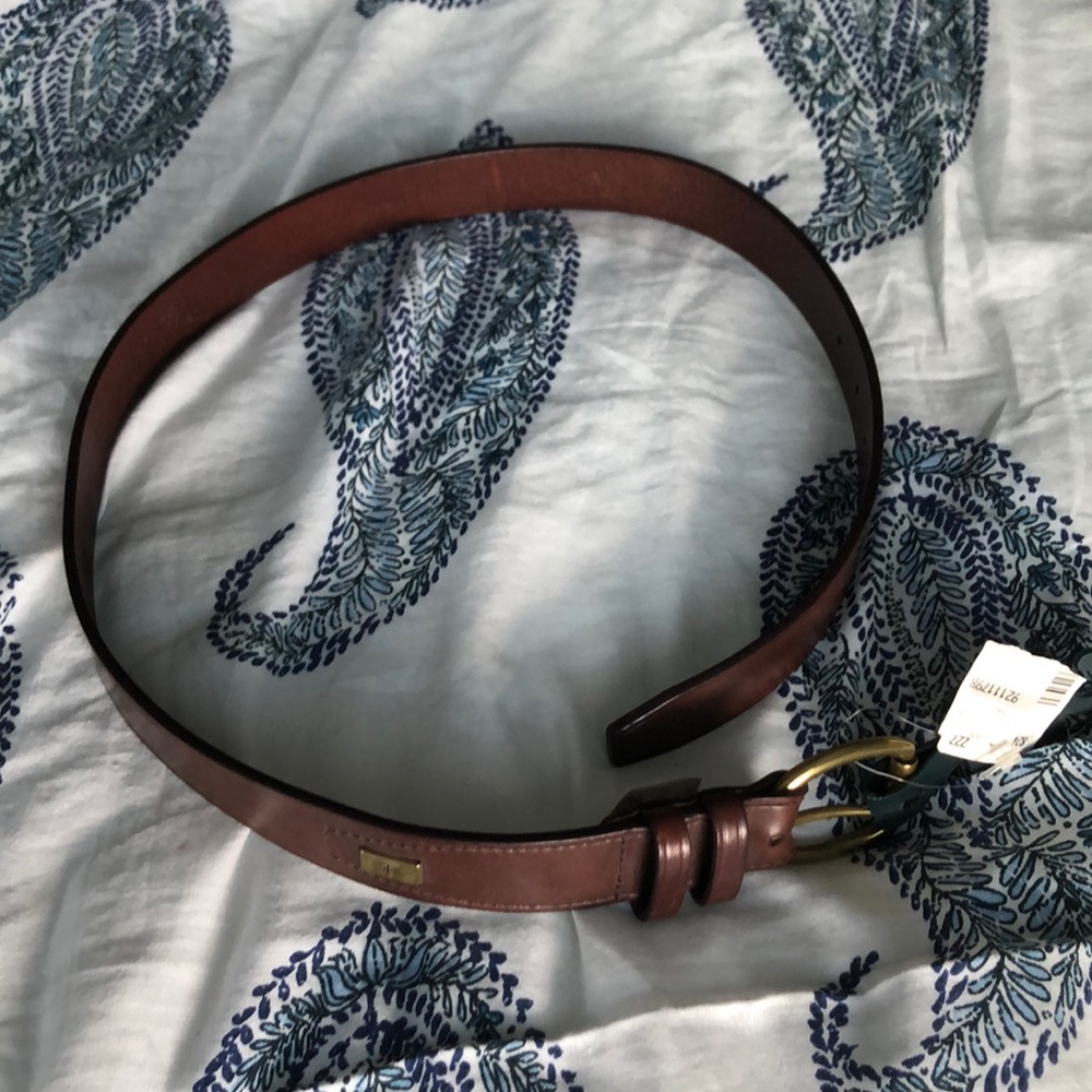 Lauren Ralph Lauren brown belt NWT
